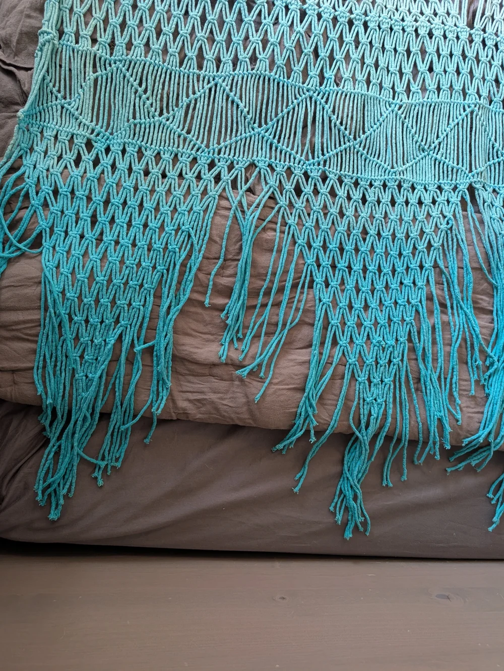 Free People Magical Thinking Safi Handmade Boho Ombre Fade Hanging Decor